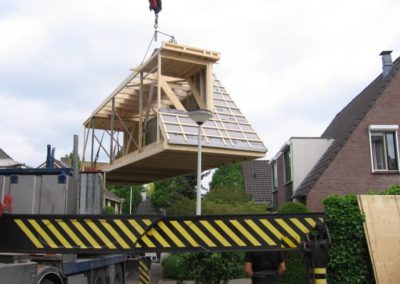 Prefab kapconstructie woninguitbreiding